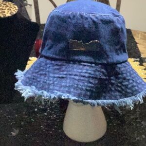 FREE W/$50 PURCHASE. Blue Denim Bucket Hat